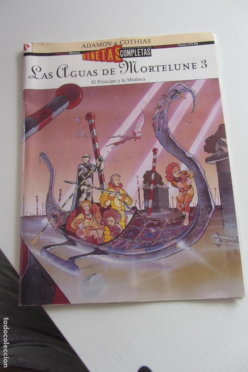 Comics: LAS AGUAS DE MORTELUNE N&ordm; 3. EL PR&Iacute;NCIPE Y LA MU&Ntilde;ECA. ADAMOV Y COTHIAS. GL&Eacute;NAT, 1994 arx267