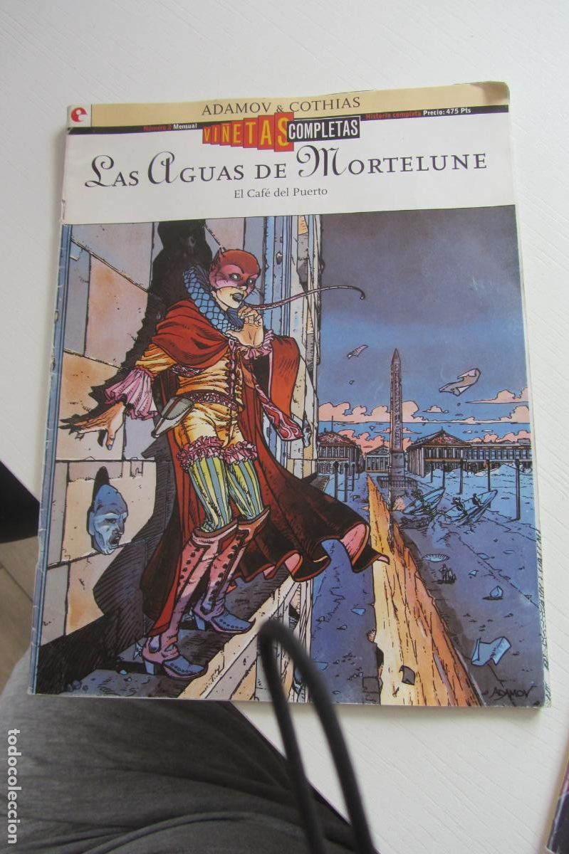 Comics: LAS AGUAS DE MORTELUNE N&ordm; 2. EL CAF&Eacute; DEL PUERTO. ADAMOV Y COTHIAS. EDICIONES GL&Eacute;NAT, 1994 arx267