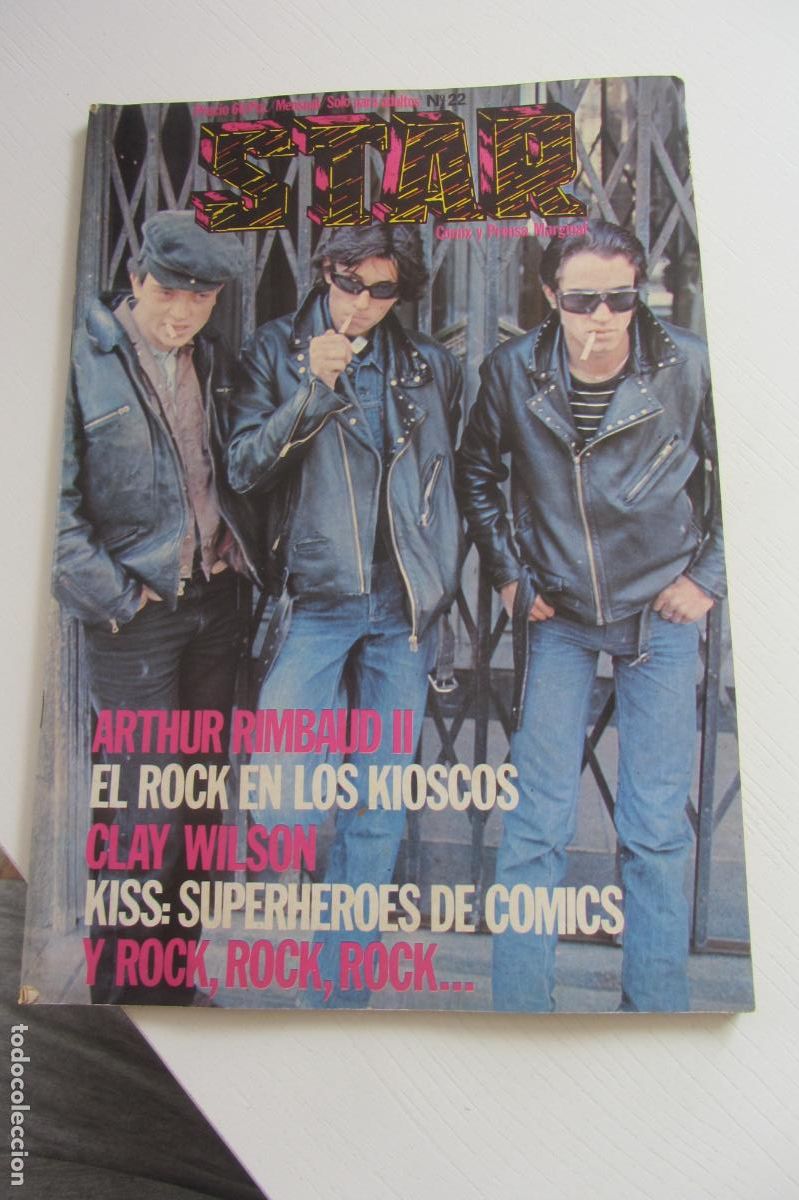 Comics: Revista Star N&ordm; 22. Solo para adultos. Producciones Editoriales 1976. Kiss, Clay Wilson arx267