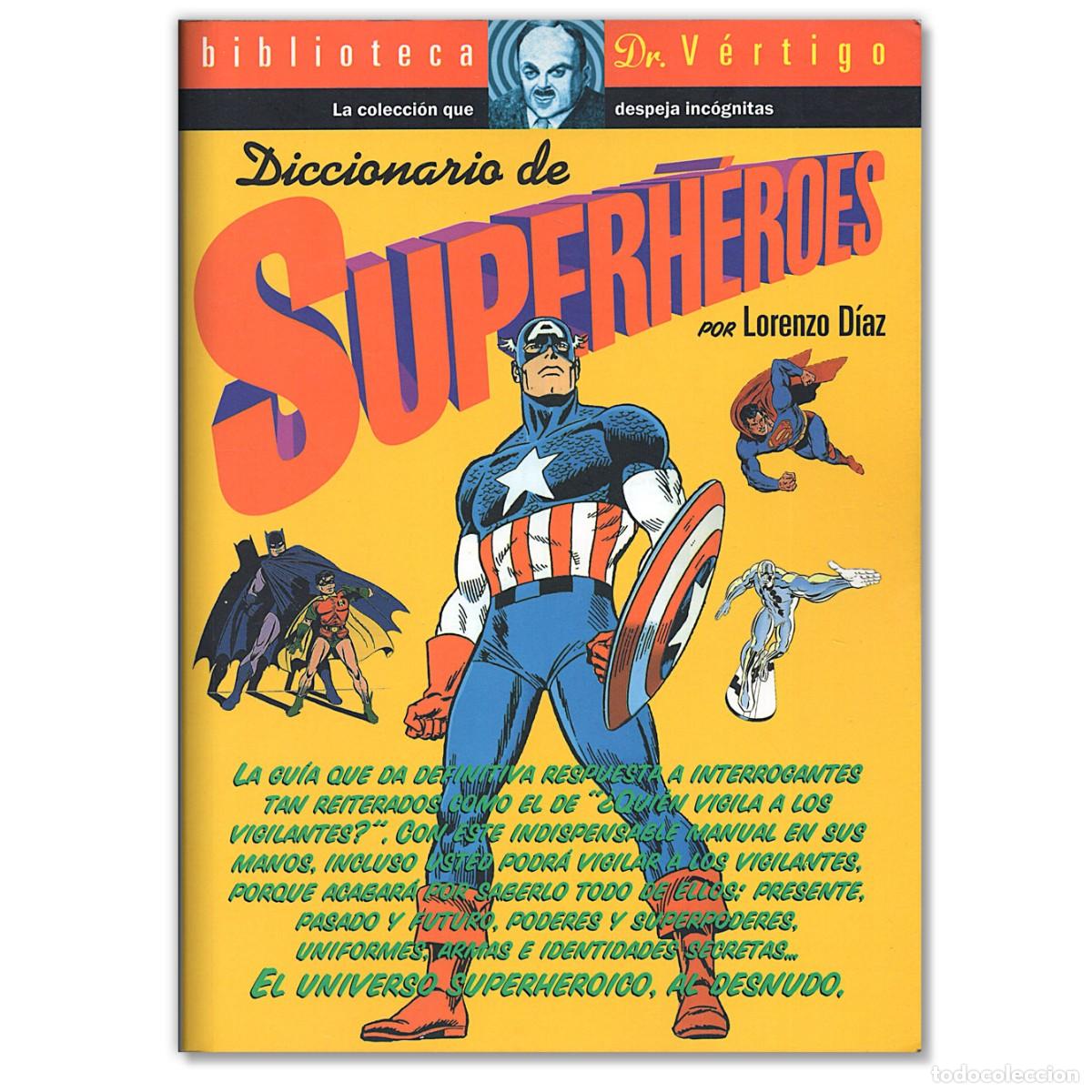 C&oacute;mics: DICCIONARIO DE SUPERH&Eacute;ROES por Lorenzo D&iacute;az