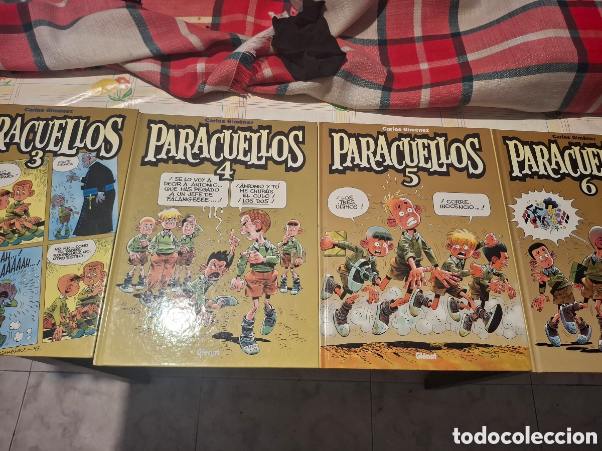 Comics: Lote comic - Paracuellos 3, 4, 5 y 6 - Carlos Gimenez - Glenat - Colegios de Auxilio Social