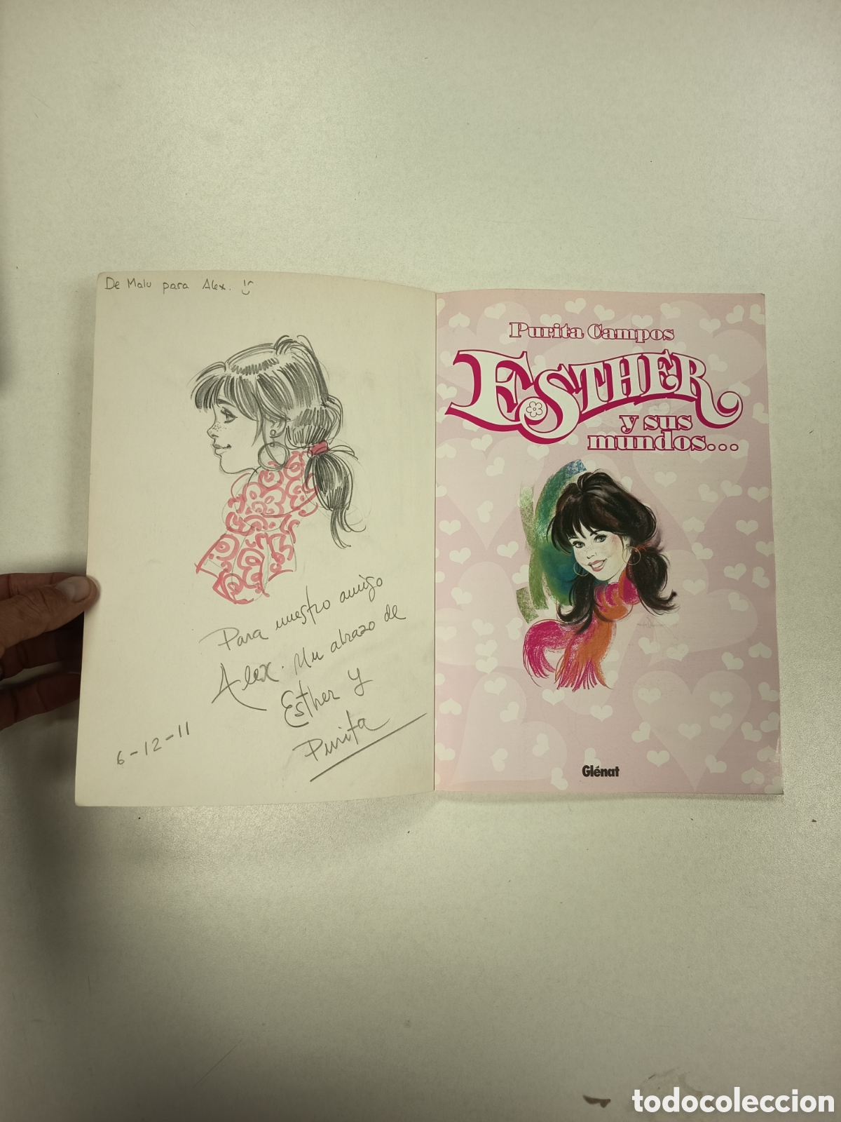 Fumetti: Esther y sus mundos. Libro de arte dedicado por Purita Campos