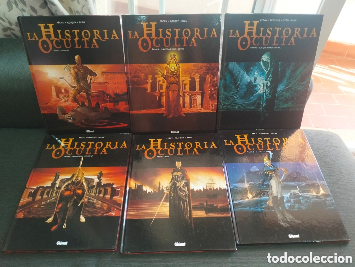 C&oacute;mics: La historia oculta - Pecau Kordey Beau - Colecci&oacute;n completa - editorial Glenat 2006