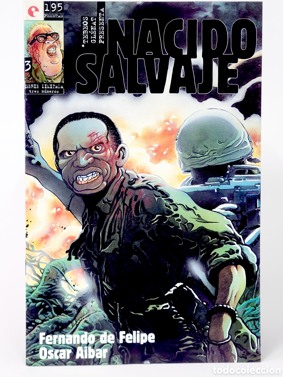 Fumetti: C&Oacute;MIC NACIDO SALVAJE 3 SERIE LIMITADA TEBEOS GLENAT GRAPA DE KIOSCO