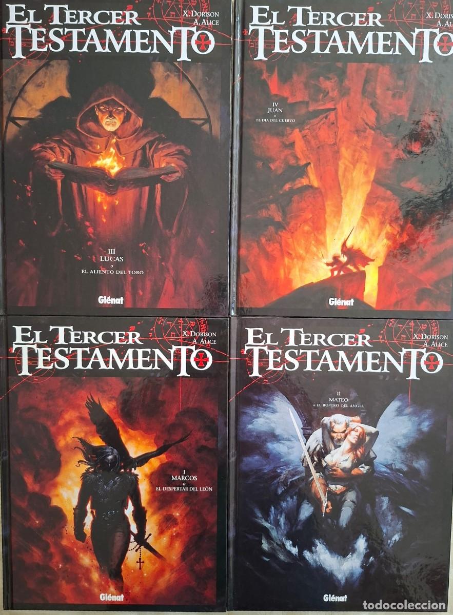 C&oacute;mics: EL TERCER TESTAMENTO. DE X.DORISON Y A.ALICE. COMPLETA, 4 TOMOS. Ed. GLENAT.