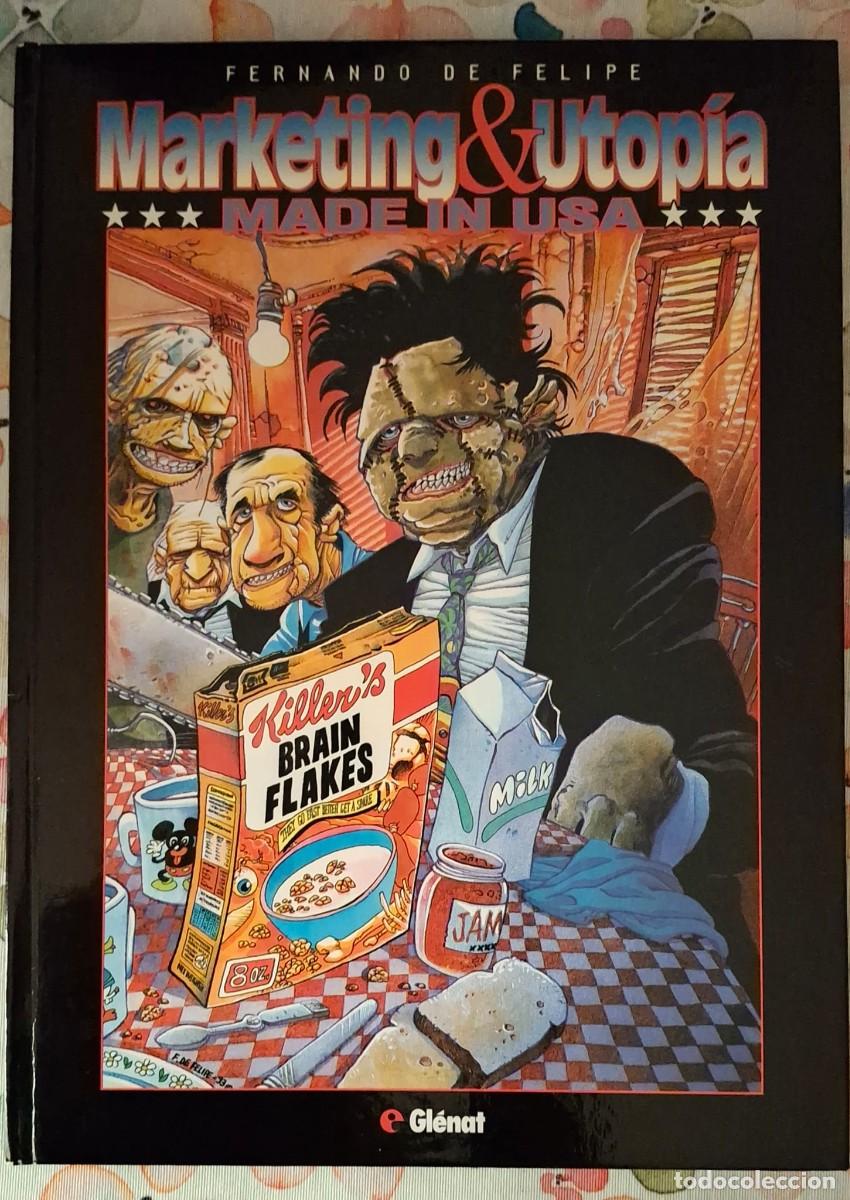 C&oacute;mics: MARKETING & UTOP&Iacute;A MADE IN USA - FERNANDO DE FELIPE - EDICIONES GL&Eacute;NAT (1998)