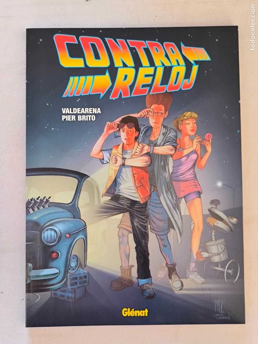 C&oacute;mics: CONTRA RELOJ - CONTRARRELOJ - VALDEARENA, PIER BRITO - GLENAT - NUEVO (FU*)