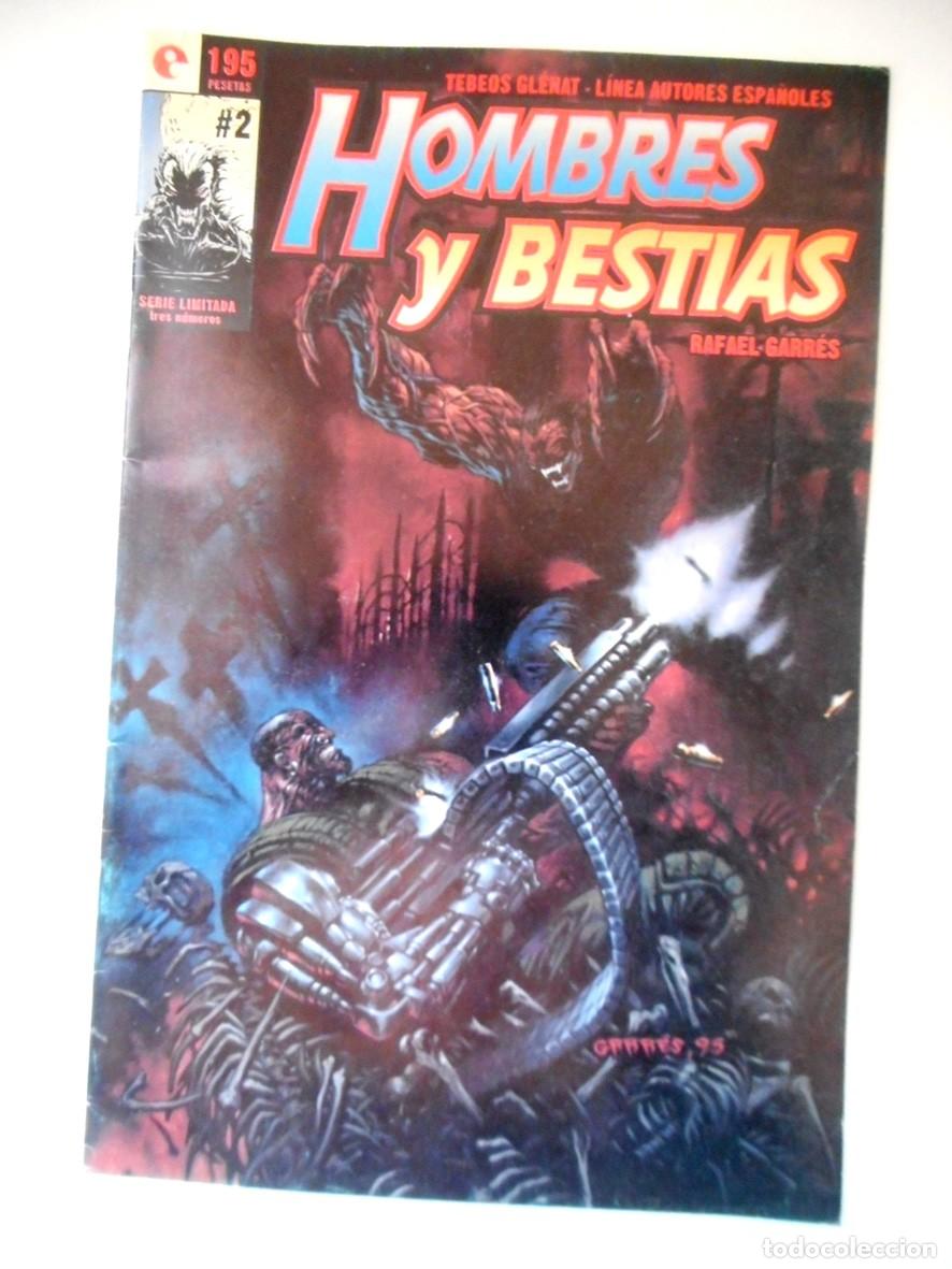 C&oacute;mics: HOMBRES Y BESTIAS N&ordm;2 (GLENAT-SEPTIEMBRE 1995) RAFAEL GARR&Eacute;S