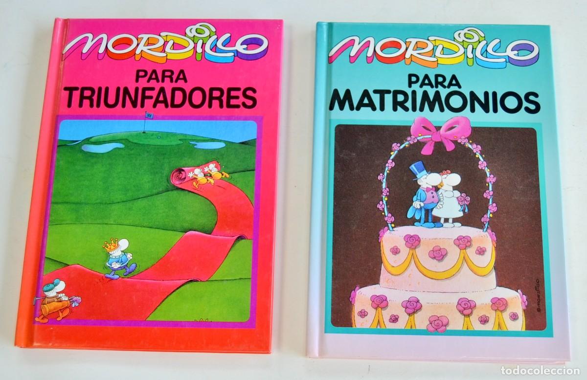 C&oacute;mics: Mordillo. (2 Libros). &rdquo;Para Triunfadores&rdquo; y &rdquo;Para Matrimonios&rdquo;. Ed. Gl&eacute;nat. Tapa dura. 1995-97