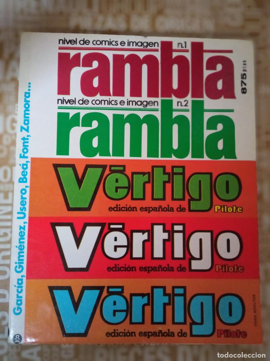 C&oacute;mics: RAMBLA VERTIGO, RETAPADO CON LOS N&ordm; 1 Y 2 DE RAMBLA Y EL 8, 9 Y 10 DE VERTIGO