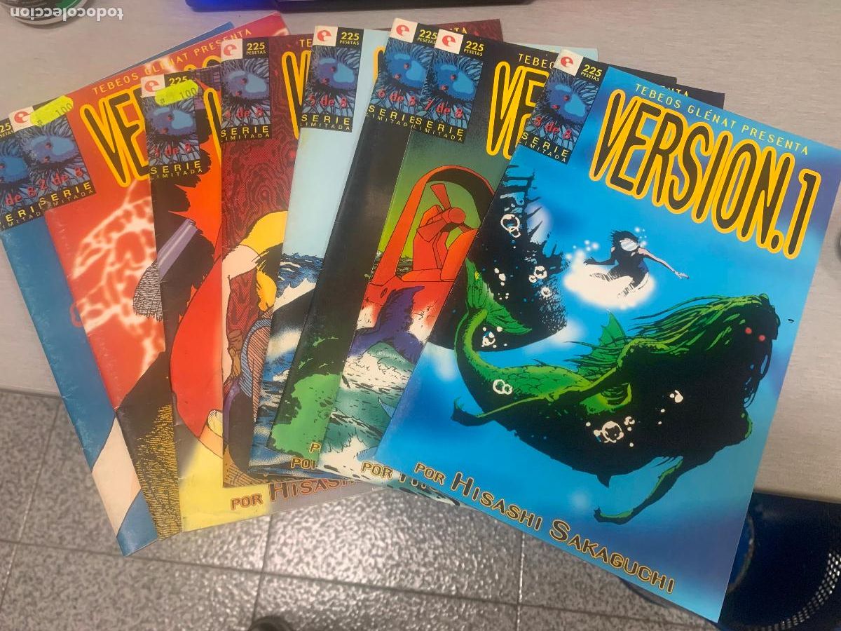C&oacute;mics: VERSI&Oacute;N.1 / COMPLETA 8 N&Uacute;MEROS / HISASHI SAKAGUCHI / GLENAT 1996