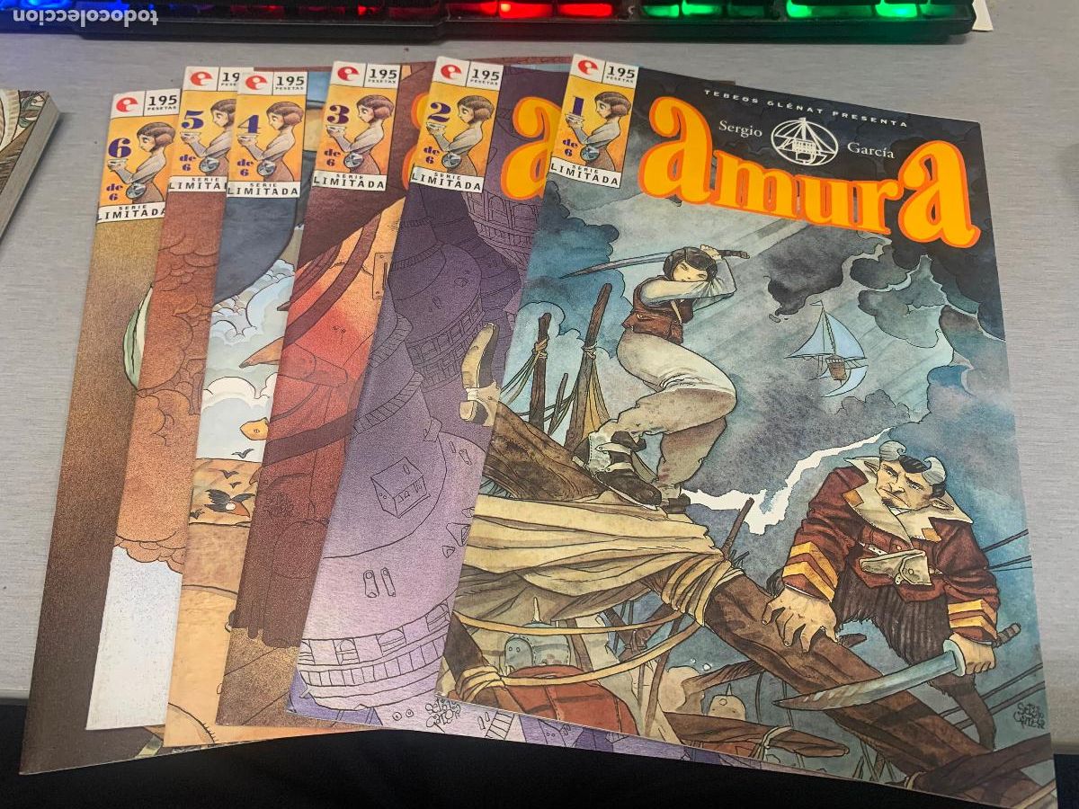 C&oacute;mics: AMURA / SERIE COMPLETA 6 N&Uacute;MEROS / SERGIO GARC&Iacute;A - TEBEOS GLENAT 1995
