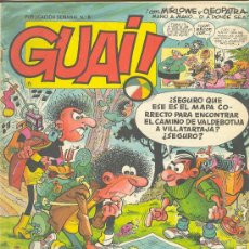 Cómics: GUAI Nº 6 EDI. GRIJALBO CHICHA TATO CLODOVEO LUCKY LUKE ASTERIX TENIENTE BLUEBERRY SNOOPY