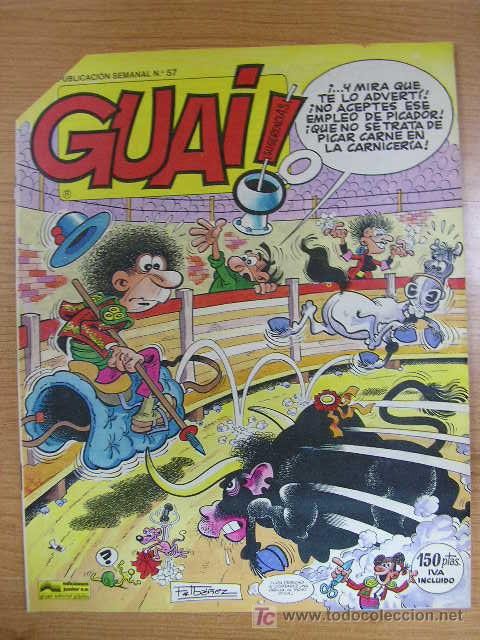 C&oacute;mics: GUAI, N&ordm; 57, ED. JUNIOR, A&Ntilde;O 1987 - Foto 1