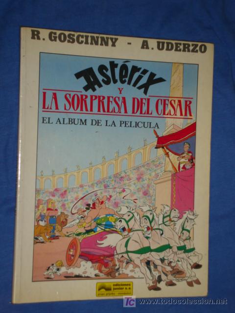 Fumetti: ASTERIX Y LA SORPRESA DEL CESAR - EL ALBUM DE LA PEL&Iacute;CULA - EDICIONES JUNIOR S.A. * GRIJALBO *