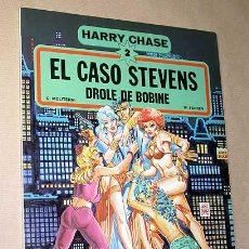 Cómics: HARRY CHASE Nº 2, EL CASO STEVENS. GUIÓN C. MOLITERNI, DIBUJO W. FAHRER. GRIJALBO DARGAUD 1982