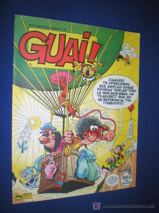 C&oacute;mics: GUAI! N&ordm; 34 - EDICIONES JUNIOR - Foto 1