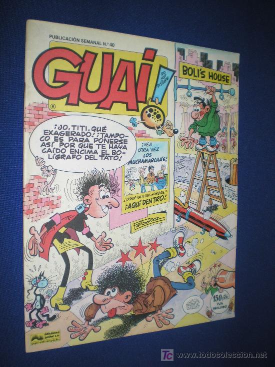 C&oacute;mics: GUAI! N&ordm; 40 - EDICIONES JUNIOR - Foto 1