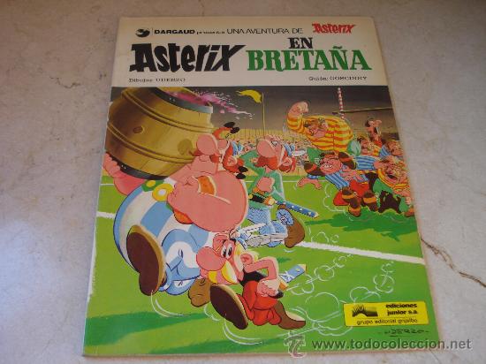 C&oacute;mics: ASTERIX -ASTERIX EN BRETA&Ntilde;A- EDICIONES JUNIOR 1977 - Foto 1
