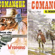 Cómics: COMANCHE POR HERMANN Y GREG. LOS LOBOS DE WYOMING Y EL DESIERTO SIN LUZ (NUMEROS 3 Y 5)