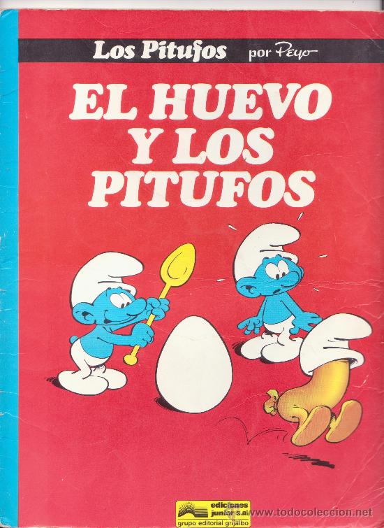 C&oacute;mics: EL HUEVO Y LOS PITUFOS ediciones junior - Foto 1