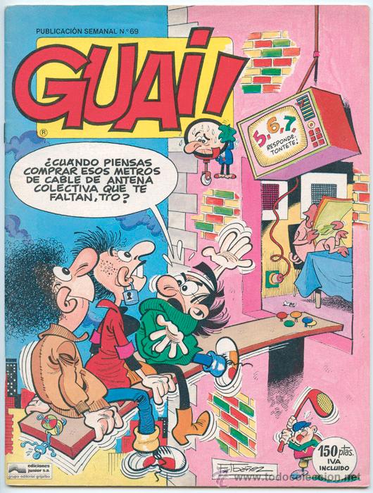 C&oacute;mics: GUAI! - N&ordm; 69 - ED. JUNIOR - 1987 - Foto 1