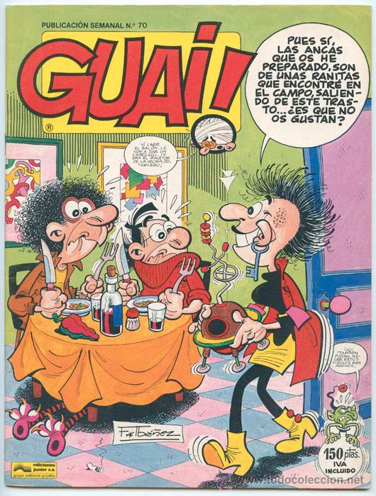 C&oacute;mics: GUAI! - N&ordm; 70 - ED. JUNIOR - 1987 - Foto 1