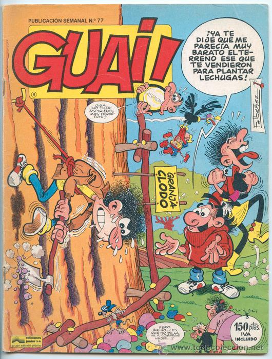 C&oacute;mics: GUAI! - N&ordm; 77 - ED. JUNIOR - 1987 - Foto 1