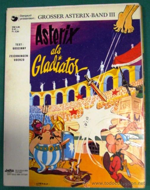 C&oacute;mics: Comic Asterix en ALEMAN Tapas blandas  Als Gladiator - Foto 1