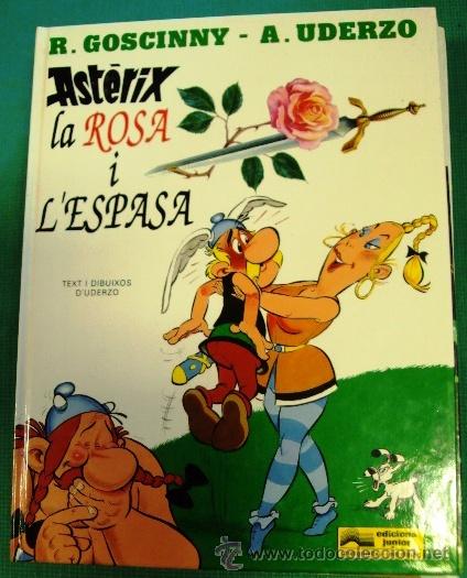 C&oacute;mics: Comic Asterix en CATALAN  La rosa i la espada . Tapas duras - Foto 1