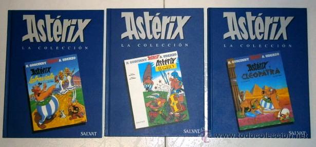 LOTE COMICS DE ASTERIX 3T POR GOSCINNY Y UDERZO DE ED. SALVAT EN FRANCIA 2004 (Tebeos y Comics - Grijalbo - Asterix)