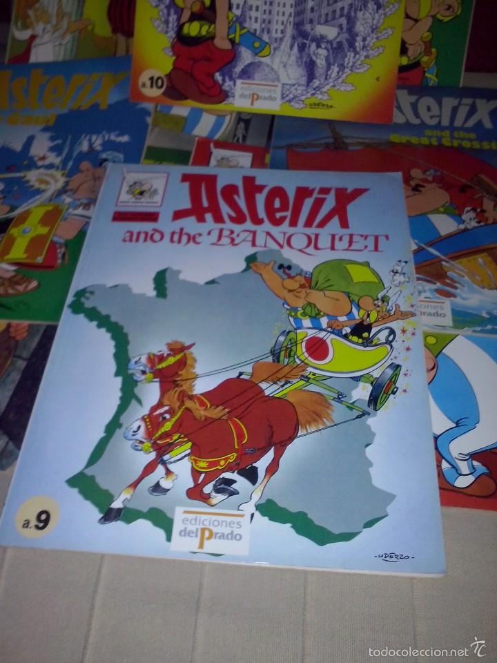 C&oacute;mics: 10 asterix en ingles del numero 1 al 10 ediciones del prado - Foto 2