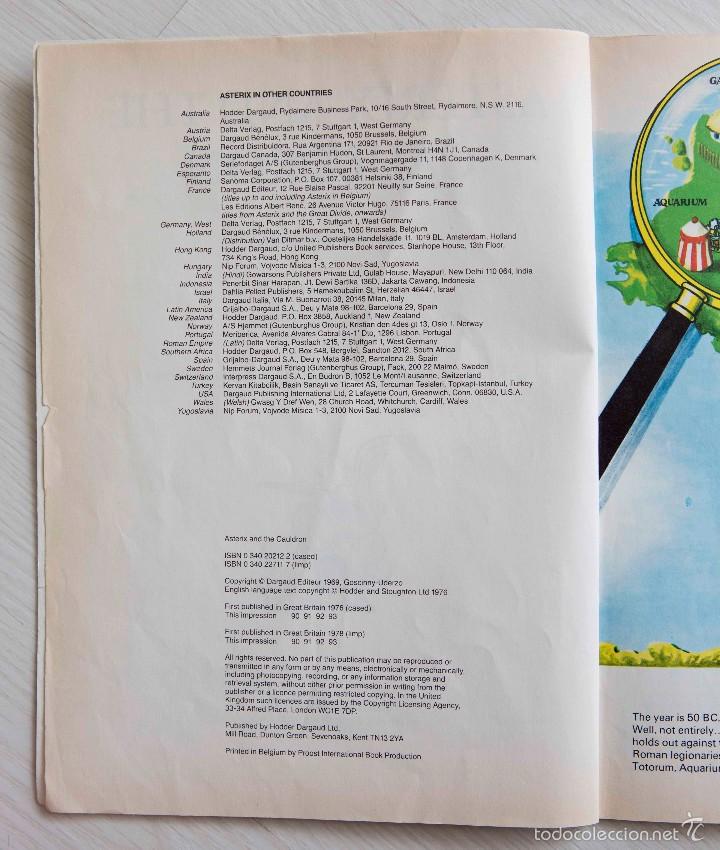 C&oacute;mics: ASTERIX Y EL CALDERO EN INGLES. 1978. - Foto 2
