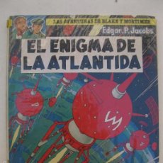 Cómics: LAS AVENTURAS DE BLAKE Y MORTIMER - Nº 4 - EL ENIGMA DE LA ATLÁNTIDA - EDGAR P. JACOBS - AÑO 1984.