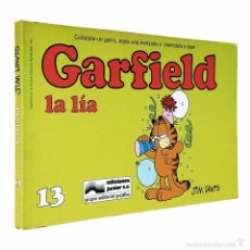 Cómics: GARFIELD Nº 13 / LA LÍA / JUNIOR / GRIJALBO 1988 (TIRAS DE PRENSA EDICION RUSTICA) JIM DAVIS. Lote 61358615