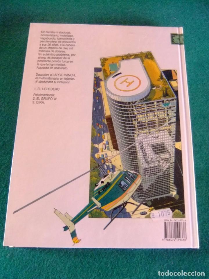 C&oacute;mics: LARGO WINCH N&ordm; 1 EL HEREDERO EDICIONES JUNIOR - Foto 2