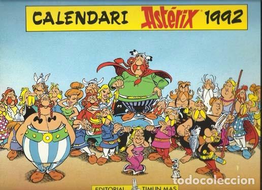 C&oacute;mics: CALENDARI ASTERIX 1992, impecable - Foto 1