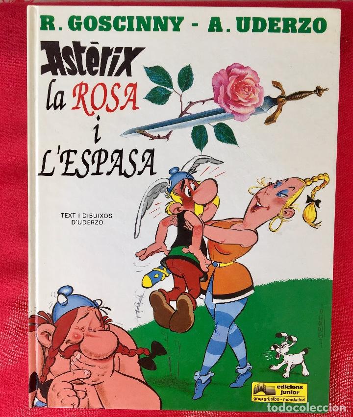 Cómics: Asterix la rosa i lespasa primera edición 1991 catalán catala obelix buen estado - Foto 1 - 99284111