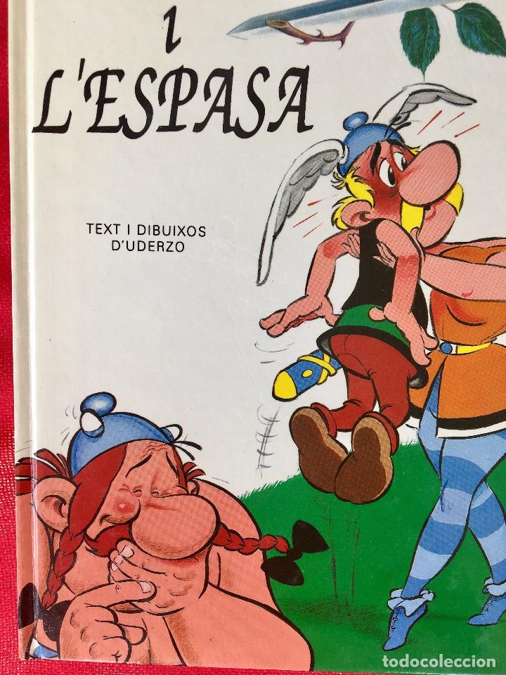 Cómics: Asterix la rosa i lespasa primera edición 1991 catalán catala obelix buen estado - Foto 2 - 99284111