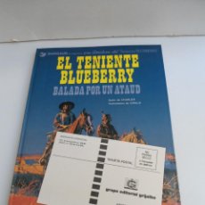 Cómics: TENIENTE BLUEBERRY Nº 9 - BALADA POR UN ATAUD - GRIJALBO DARGAUD 1982 - EXCELENTE ESTADO. Lote 127007523