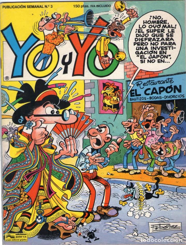 C&oacute;mics: YO Y YO - N&ordm; 3 - EDICIONES JUNIOR - A&Ntilde;O 1987. - Foto 1