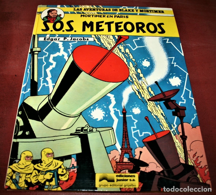 C&oacute;mics: BLAKE Y MORTIMER - S.O.S. METEOROS - E.P.JACOBS - JUNIOR - 1985 - Foto 1