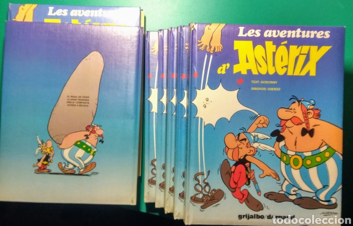 C&oacute;mics: 7 Libros. Les Aventures dAst&egrave;rix. En catalan. - Foto 1