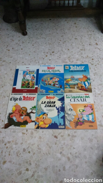 C&oacute;mics: ASTERIX LOTE DE 6 COMIC PASTA DURA - Foto 1