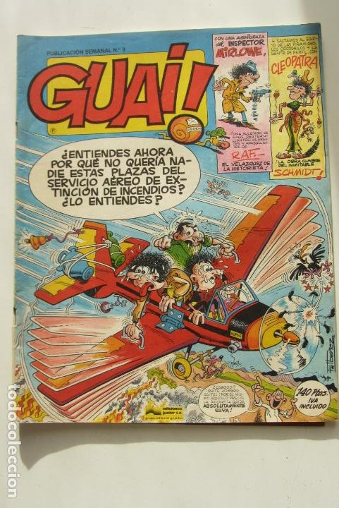 GUAI !. Nº 3. EDICIONES JUNIOR. GRUPO GRIJALBO 1986 CX58 (Tebeos y Comics - Grijalbo - Otros)