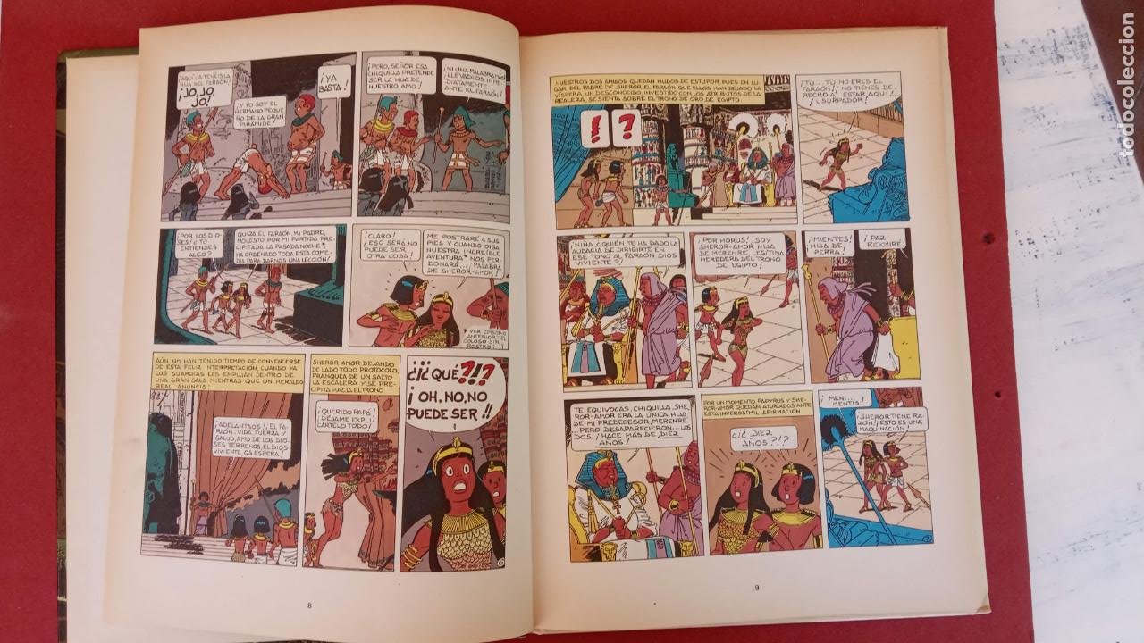 Cómics: PAPYRUS Nº 4 - LA TUMBA DEL FARAÓN por DE GIETER - 1988 EDICIONES JUNIOR - TAPA DURA, MUY BIEN - Foto 3 - 121347455