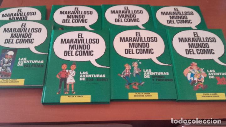 Cómics: EL MARAVILLOSO MUNDO DEL CÓMIC COMPLETA 8 TOMOS Ediciones Junior Plaza & Janes - Foto 2 - 223062896