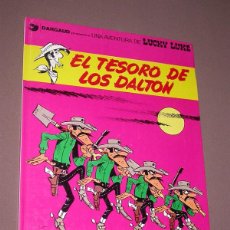 Cómics: LUCKY LUKE Nº 19. EL TESORO DE LOS DALTON. VICQ Y MORRIS. GRIJALBO DARGAUD, 1982. VÍCTOR MORA.