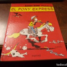 Comics : LUCKY LUKE EL PONY EXPRESS. MORRIS - FAUCHET - LÉTURGIE. SALVAT 2.002, DEFECTOS VARIOS. Lote 235154035