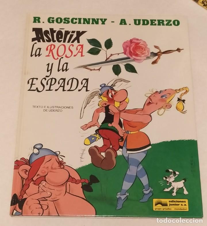 C&oacute;mics: AXTERIX LA ROSA Y LA ESPADA N&ordm; 29- EDICIONES JUNIOR- A&Ntilde;O. 1991 - Foto 1
